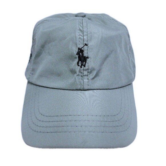 Polo Sport Ralph Lauren Hat Cap Strapback Embroidered Pony #3 Performance Gray - Picture 1 of 6